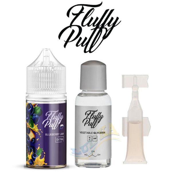 Набор Fluffy Puff Salt Blueberry Jam 30 мл. Набор Fluffy Puff Salt Blueberry Jam 30 мл.