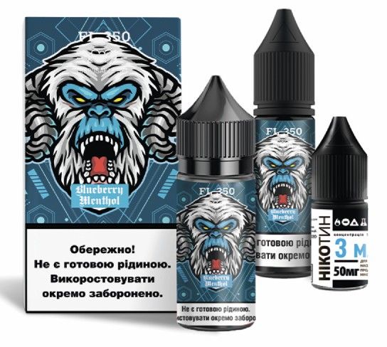 Набор FL 350 Blueberry Menthol Salt 30 мл. Набор FL 350 Blueberry Menthol Salt 30 мл.
