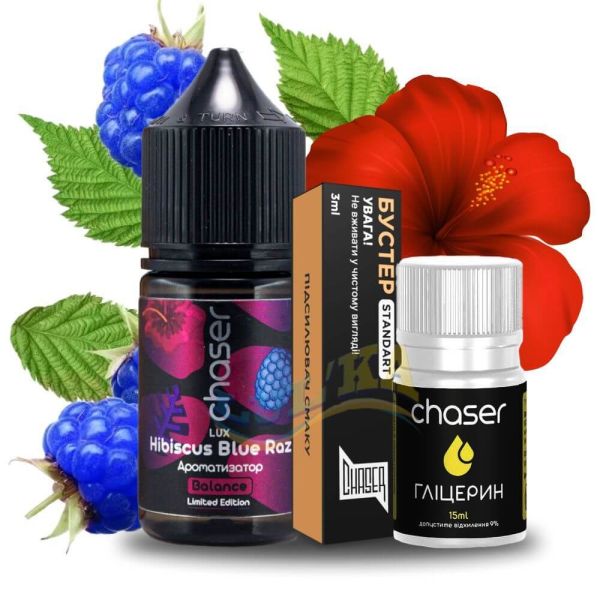 Набор Chaser Lux Hibiscus Blue Razz Salt (50 мг/мл) 30 мл. Набор Chaser Lux Hibiscus Blue Razz Salt (50 мг/мл) 30 мл.