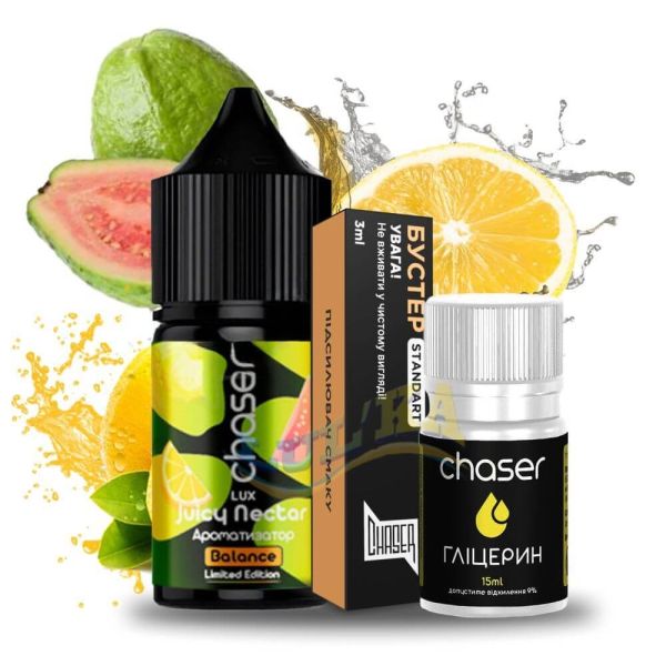 Набор Chaser Lux Juicy Nectar Salt (50 мг/мл) 30 мл. Набор Chaser Lux Juicy Nectar Salt (50 мг/мл) 30 мл.