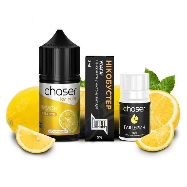 Набор Chaser for pods Salt Lemon (50 мг/мл) 30 мл. Набор Chaser for pods Salt Lemon (50 мг/мл) 30 мл.