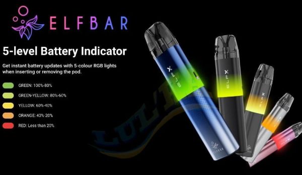 Elf Bar ELFX Pod Kit 1000mAh (Black) Elf Bar ELFX Pod Kit 1000mAh (Black)