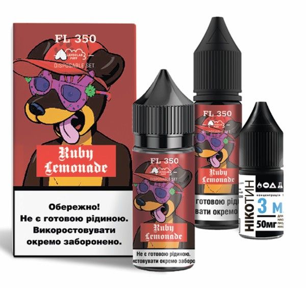 Набор FL 350 Ruby Lemonade Salt 30 мл. Набор FL 350 Ruby Lemonade Salt 30 мл.