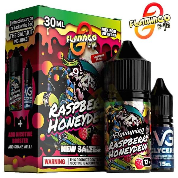 Набор Flamingo Salt Raspberry Honeydew (50 мг/мл) 30 мл Набор Flamingo Salt Raspberry Honeydew (50 мг/мл) 30 мл
