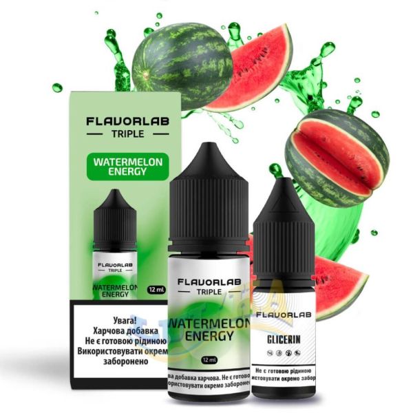 Набор Flavorlab Triple Watermelon Energy Salt 30 мл. Набор Flavorlab Triple Watermelon Energy Salt 30 мл.