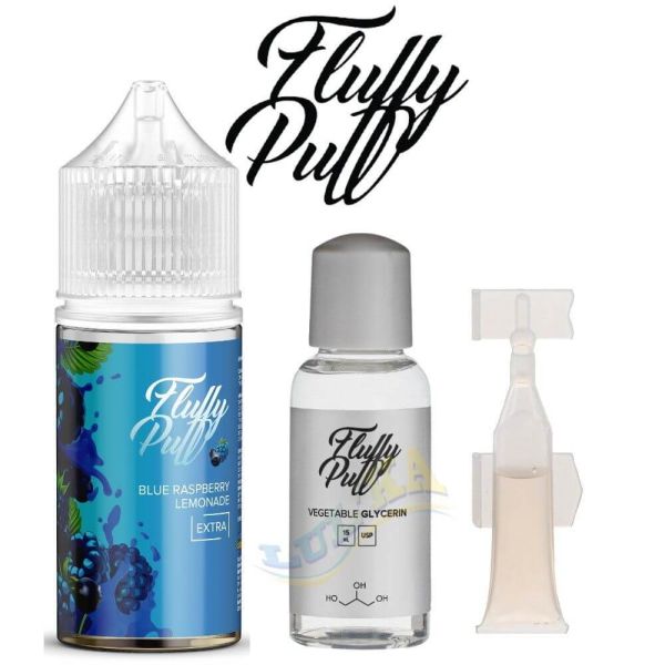 Набор Fluffy Puff Salt Blue Raspberry Lemonade 30 мл. Набор Fluffy Puff Salt Blue Raspberry Lemonade 30 мл.