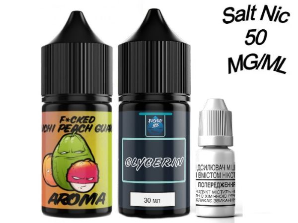 Набор Salt Fucked Lichi Peach Guava 50 мг/мл 30 мл. Набор Salt Fucked Lichi Peach Guava 50 мг/мл 30 мл.