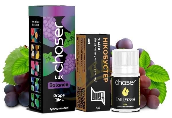 Набор Chaser Lux Grape Mint Salt (50 мг/мл) 30 мл. Набор Chaser Lux Grape Mint Salt (50 мг/мл) 30 мл.