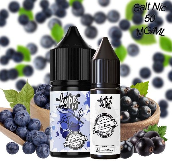 Набор Hype Blueberry Salt (50 мг/мл) 30 мл.