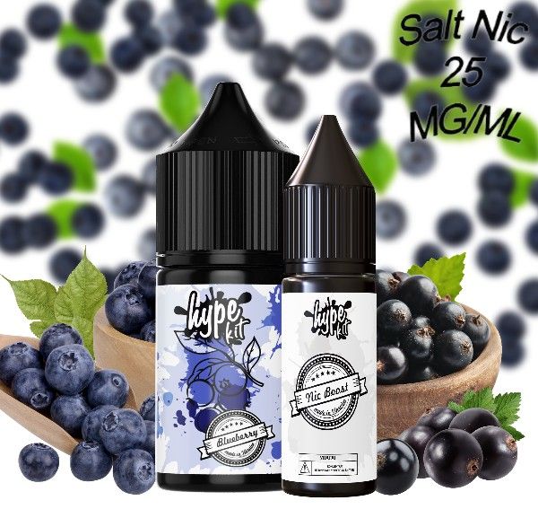 Набор Hype Blueberry Salt (25 мг/мл) 30 мл. Набор Hype Blueberry Salt (25 мг/мл) 30 мл.