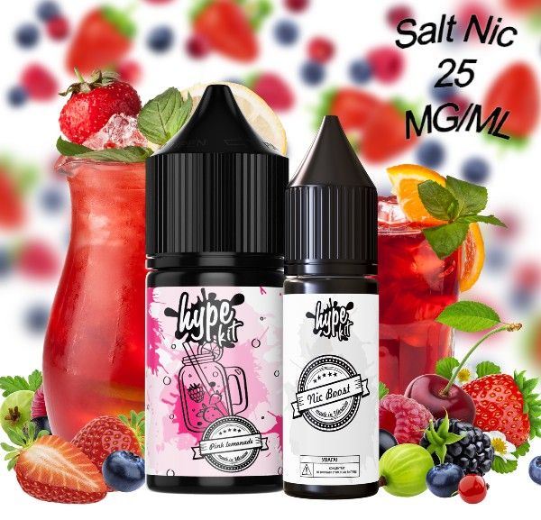 Набор Hype Pink Lemonade Salt (25 мг/мл) 30 мл. Набор Hype Pink Lemonade Salt (25 мг/мл) 30 мл.