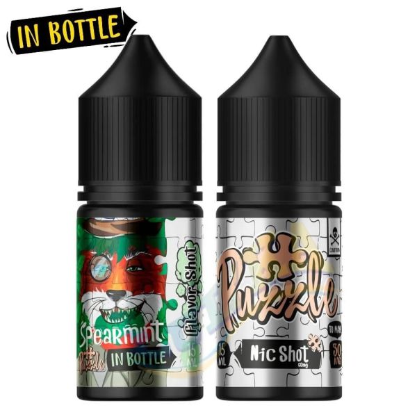 Набор Spearmint - In Bottle Salt Puzzle 30 мл. 50 мг Набор Spearmint - In Bottle Salt Puzzle 30 мл. 50 мг