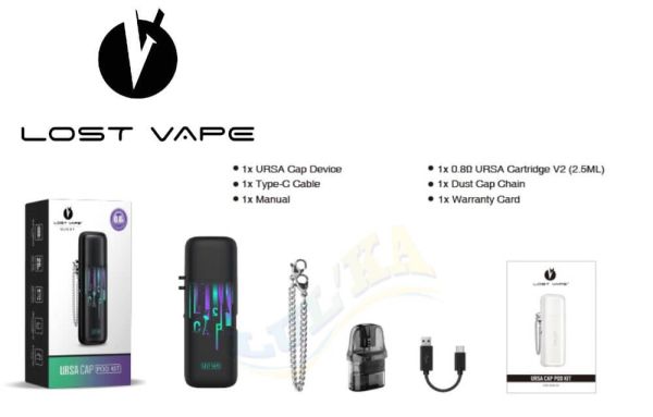 Lost Vape Ursa Cap Pod Kit 1000mAh (Mint Green) Lost Vape Ursa Cap Pod Kit 1000mAh (Mint Green)