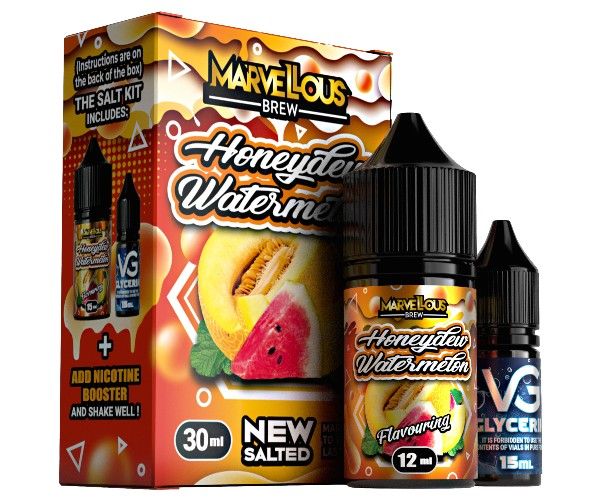 Набор Marvellous Brew Salt Kit Honeydew Watermelon 30 мл.  Набор Marvellous Brew Salt Kit Honeydew Watermelon 30 мл.