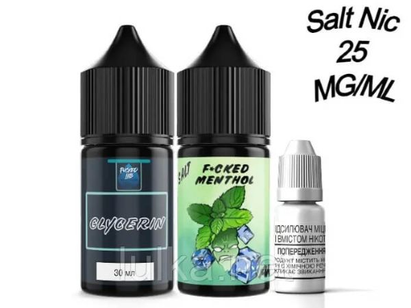 Набор Salt Fucked Menthol 25мг/мл 30мл. Набор Salt Fucked Menthol 25мг/мл 30мл.