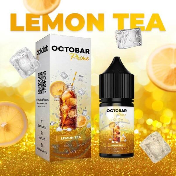 Набор Octobar Prime Salt Lemon Tea 30 мл. Набор Octobar Prime Salt Lemon Tea 30 мл.