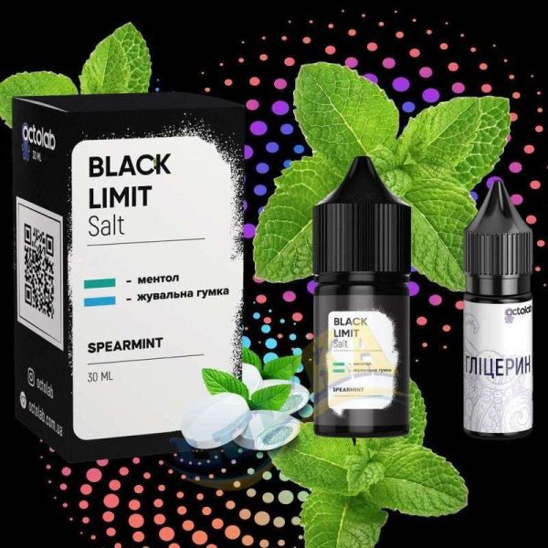 Набор Black Limit Salt Spearmint (50 мг/мл) 30 мл.