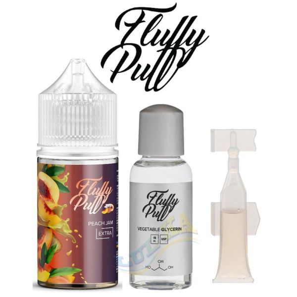 Набор Fluffy Puff Salt Peach Jam 30 мл. Набор Fluffy Puff Salt Peach Jam 30 мл.