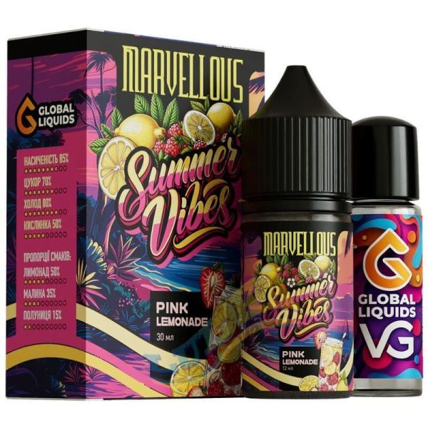 Набор Marvellous Summer Vibes Pink Lemonade 30 мл. Набор Marvellous Summer Vibes Pink Lemonade 30 мл.