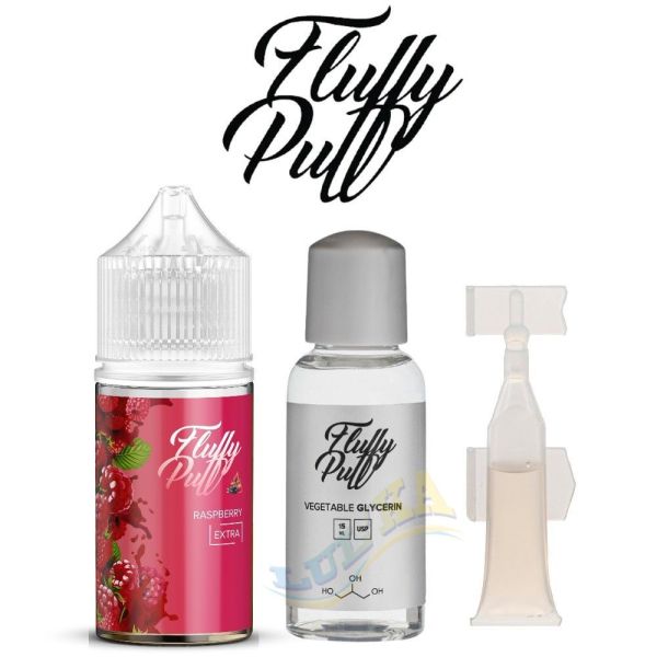 Набор Fluffy Puff Salt Raspberry 30 мл. Набор Fluffy Puff Salt Raspberry 30 мл.