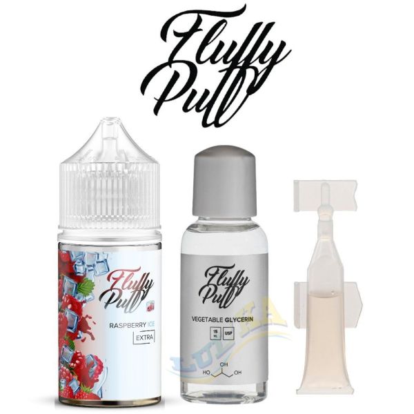 Набор Fluffy Puff Salt Raspberry Ice 30 мл. Набор Fluffy Puff Salt Raspberry Ice 30 мл.