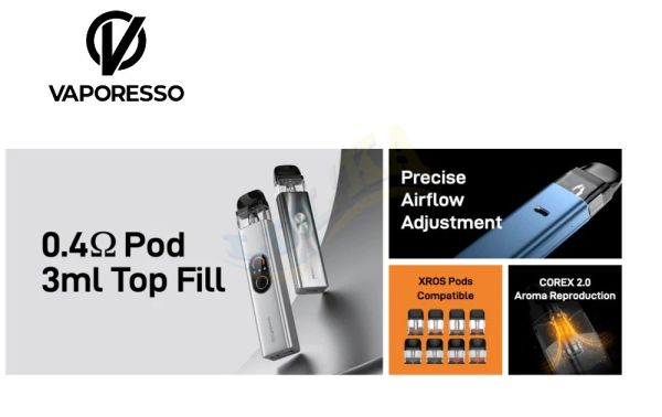 Vaporesso XROS 4 MINI Pod Kit 1000 mAh (Ice Green) Vaporesso XROS 4 MINI Pod Kit 1000 mAh (Ice Green)
