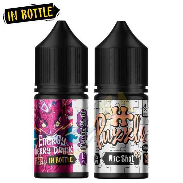 Набор Energy Berry Drink - In Bottle Salt Puzzle 30 мл. 50 мг Набор Energy Berry Drink - In Bottle Salt Puzzle 30 мл. 50 мг