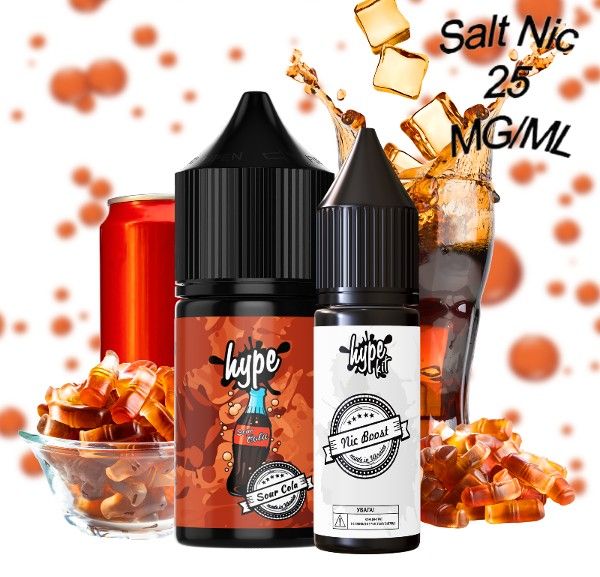 Набор Hype Sour Cola Salt (25 мг/мл) 30 мл. Набор Hype Sour Cola Salt (25 мг/мл) 30 мл.