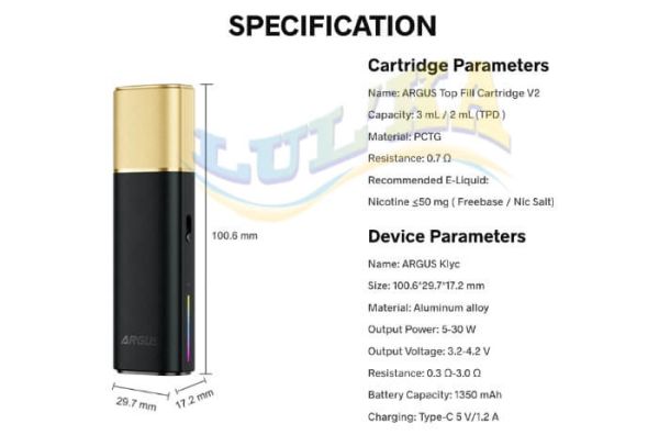 Voopoo Argus Klyc 1350 mAh (Moss Green)