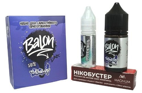 Комплект Salt Balon Throw-Up (50 мг/мл) 30 мл. Комплект Salt Balon Throw-Up (50 мг/мл) 30 мл.