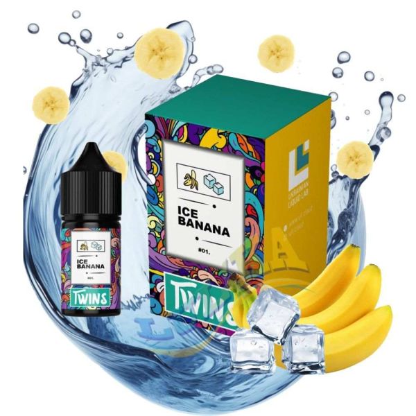 Набор Twins Banana Ice (50 мг/мл) 30 мл. Набор Twins Banana Ice (50 мг/мл) 30 мл.