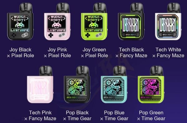 Lost Vape Ursa Baby 2 Kit 22W 900mAh (Joy Black x Pixel Role) Lost Vape Ursa Baby 2 Kit 22W 900mAh (Joy Black x Pixel Role)