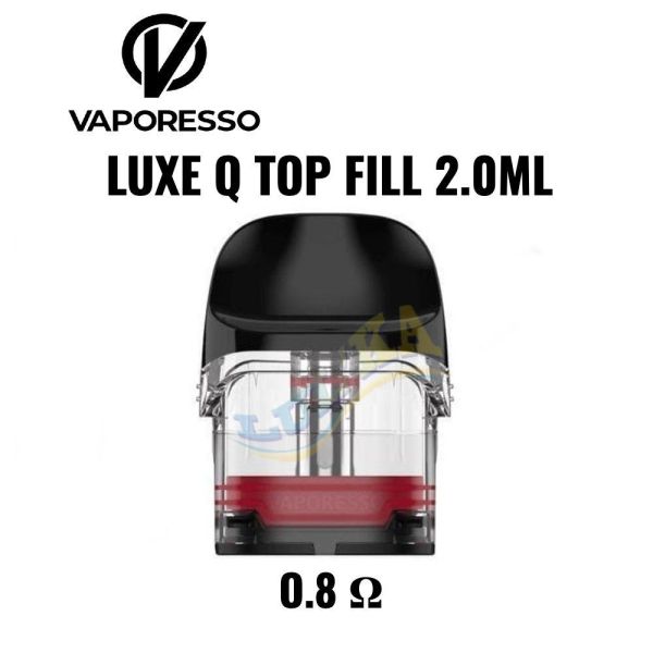 Картридж Vaporesso Luxe Q Top Fill 2.0ml (0.8 ohm) Картридж Vaporesso Luxe Q Top Fill 2.0ml (0.8 ohm)