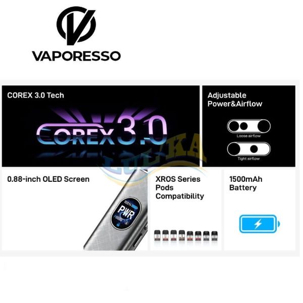 Vaporesso XROS 5 Pod Kit 1500mAh (Cosmic Black) Vaporesso XROS 5 Pod Kit 1500mAh (Cosmic Black)
