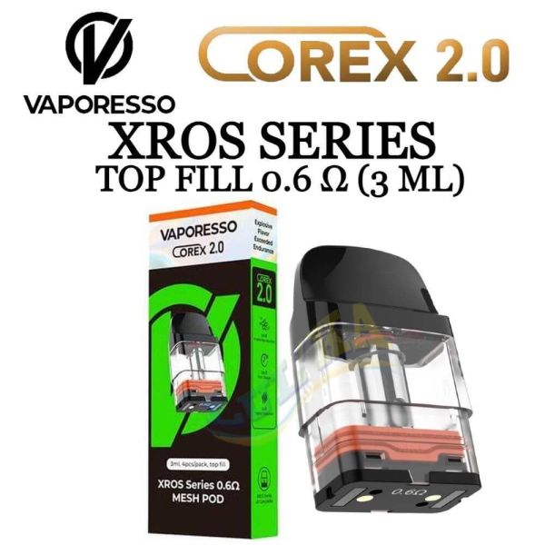 Картридж Vaporesso XROS COREX 2.0 Top Fill 3ml (0.6 ohm)