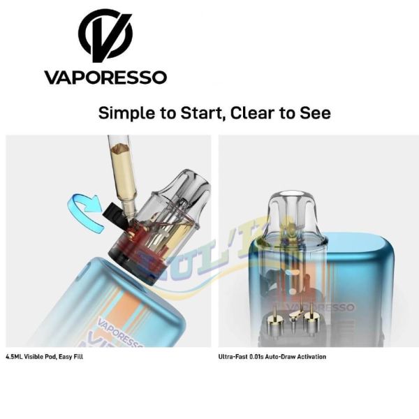 Vaporesso Vibe Nano Pro Kit 1500mAh (Black) Vaporesso Vibe Nano Pro Kit 1500mAh (Black)