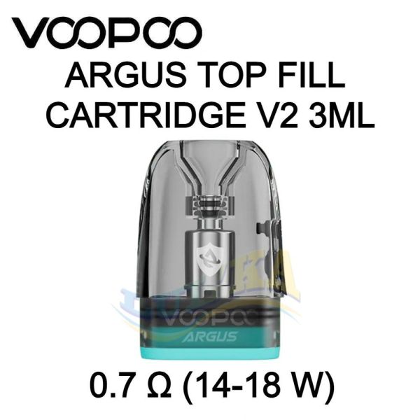 Картридж Voopoo Argus Pod Top Fill V2 3.0ml (0.7 ohm) Картридж Voopoo Argus Pod Top Fill V2 3.0ml (0.7 ohm)