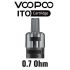 Картридж Voopoo ITO Cartridge (0.7 ohm) Картридж Voopoo ITO Cartridge (0.7 ohm)