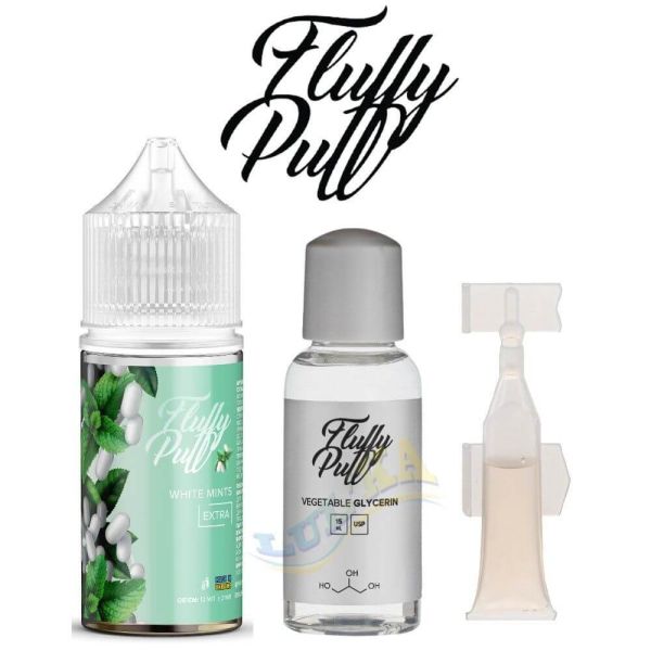 Набор Fluffy Puff Salt White Mints 30 мл. Набор Fluffy Puff Salt White Mints 30 мл.