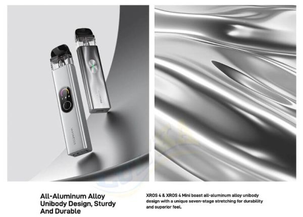 Vaporesso XROS 4 Pod Kit 1000 mAh (Silver) Vaporesso XROS 4 Pod Kit 1000 mAh (Silver)