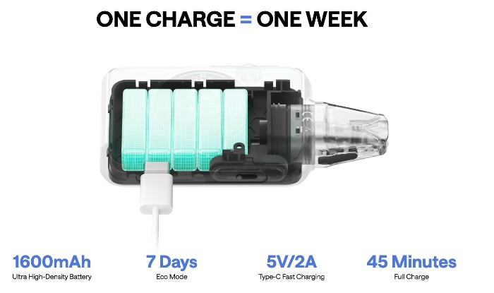 Аккумулятор 1600 мАч OXVA Xlim SQ PRO 2