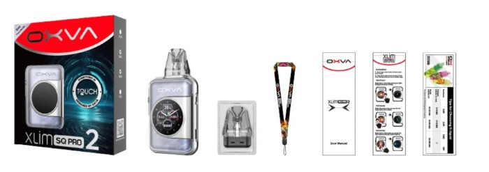 Комплектация OXVA Xlim SQ Pro 2 Blue Shadow
